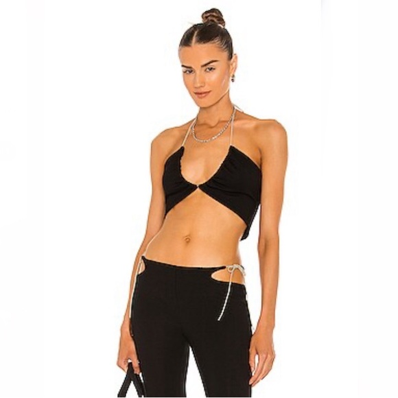 REVOLVE MIAOU Iris Top in Black Size S
